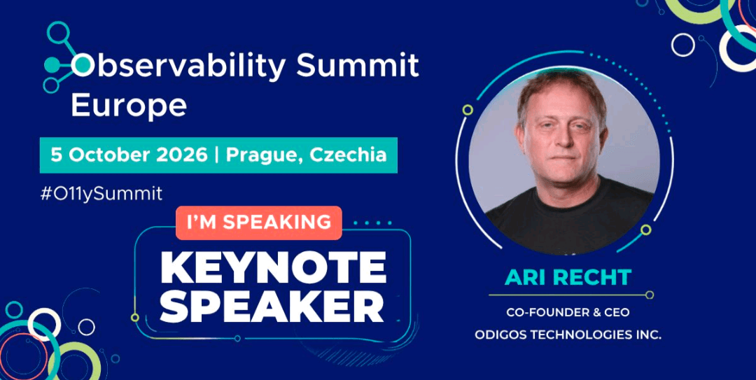 Odigos CEO Ari Recht is a keynote speaker at Observability Summit Europe!